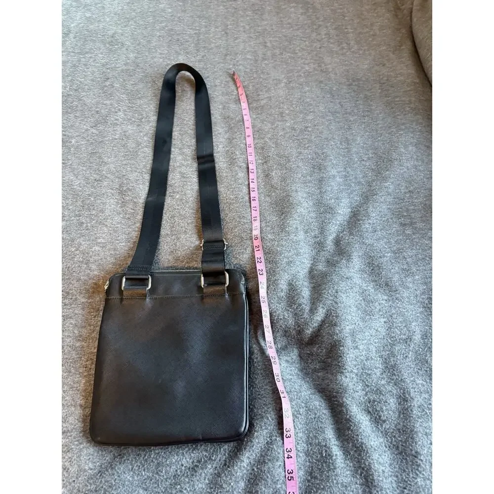 Zara Black Men's Messenger Crossbody Bag